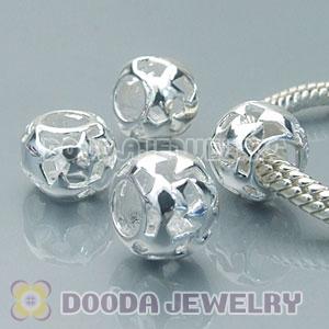 Solid Sterling Silver European Style Beads