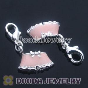 Wholesale Tscharm Jewelry Silver Plated Alloy Skirt Charms