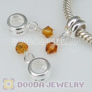 925 Sterling Silver European Style Dangle Beads