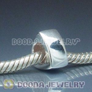 Solid Sterling Silver European Style Triangle Beads and Charms
