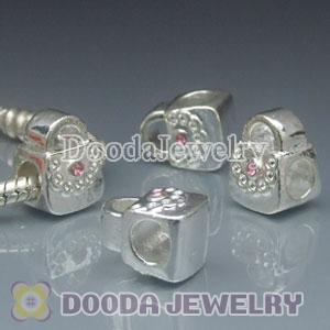 Wholesale European style silver plated beads and charms