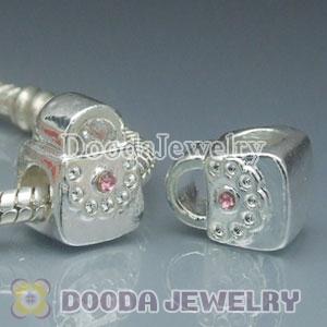 Wholesale European style silver plated beads and charms