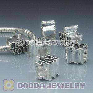 Wholesale European style silver plated beads and charms
