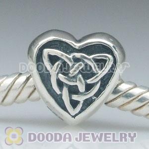 S925 Sterling Silver Charm Jewelry Heart Beads and Charms