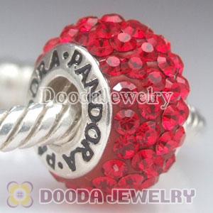 Charm Jewelry silver beads with 90 pcs crystal rhinestones-925 ALE Jewelry stamped with thread core