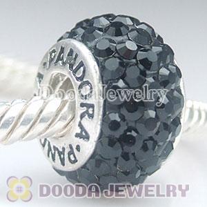 Charm Jewelry silver beads with 90 pcs crystal rhinestones-925 ALE Jewelry stamped with thread core