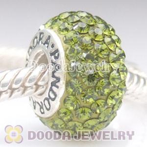 Charm Jewelry silver beads with 90 pcs crystal rhinestones-925 ALE Jewelry stamped with thread core