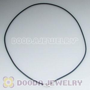 45cm European Style PU Necklace with sterling silver clasp