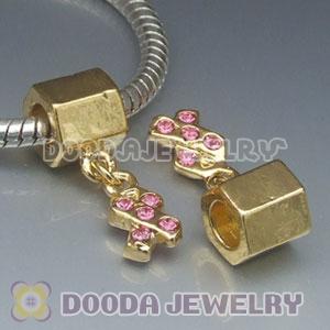 Wholesale European style silver plated beads and charms