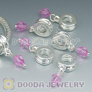 Wholesale European style silver plated beads and charms