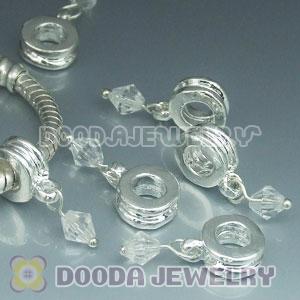Wholesale European style silver plated beads and charms