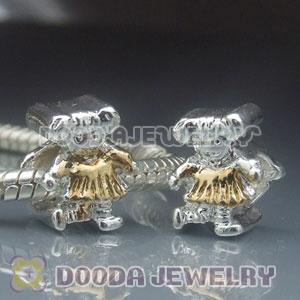 Wholesale European style silver plated beads and charms