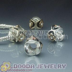 Wholesale European style silver plated beads and charms