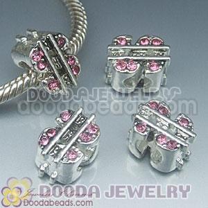 Wholesale European style silver plated beads and charms