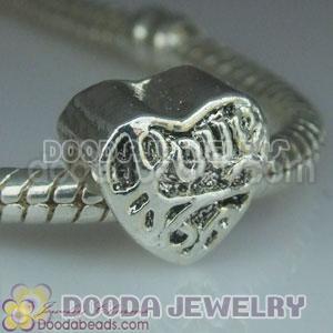 Wholesale European style silver plated beads and charms