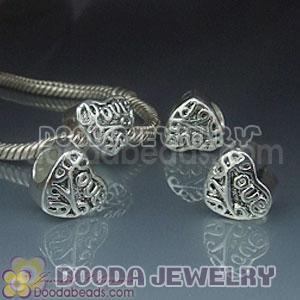 Wholesale European style silver plated beads and charms