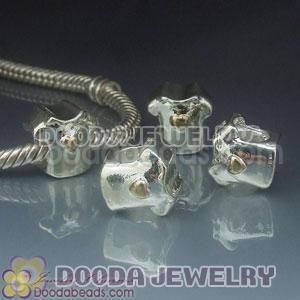 Wholesale European style silver plated beads and charms