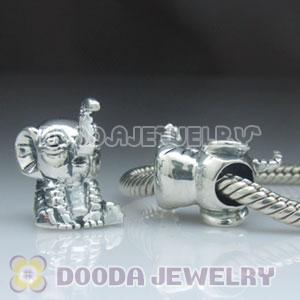 925 Sterling Silver European Style Elephant Beads