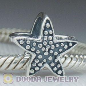 925 Sterling Silver Charm Jewelry Starfish Beads