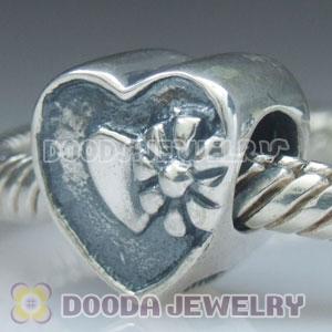 Solid Sterling Silver Charm Jewelry LOVE Beads and Charms