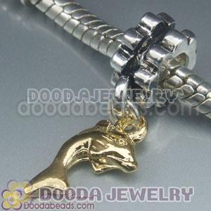Wholesale European style silver plated beads and charms