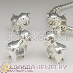 Wholesale European style silver plated beads and charms