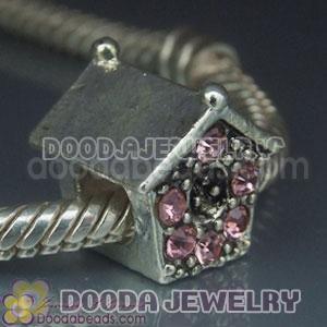 Wholesale European style silver plated beads and charms