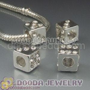 Wholesale European style silver plated beads and charms