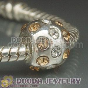 Wholesale European style silver plated beads and charms