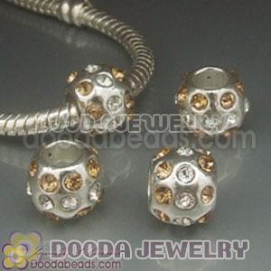 Wholesale European style silver plated beads and charms