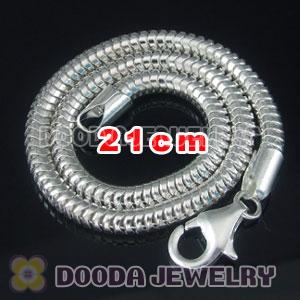 21cm Charm Jewelry Silver Bracelet with lobster clasp