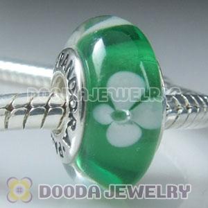 High grade Jewelry glass beads, 925 Silver Core with Screw Thread, Jewelry and 925 ALE stamped on each side