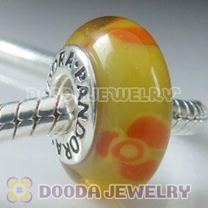 High grade Jewelry glass beads, 925 Silver Core with Screw Thread, Jewelry and 925 ALE stamped on each side