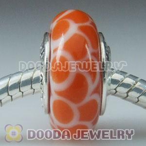 High grade Jewelry glass beads, 925 Silver Core with Screw Thread, Jewelry and 925 ALE stamped on each side