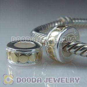 Solid Sterling Silver Stopper Beads for European Style Bracelets