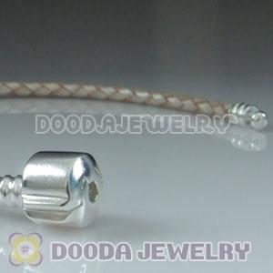 20cm European Style Single Champagne Leather Bracelet