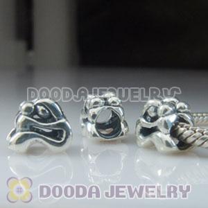S925 Sterling Silver European style mother's day charms with Screw Thread
