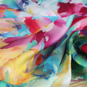 The detailed picture of 65×65cm Medium silk square scarves