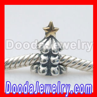 925 Sterling Silver Christmas Tree Holiday Charm Wholesale